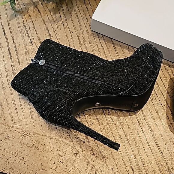 Black platform dress booties size 7 NWT Thalia Sodi - Picture 6 of 11